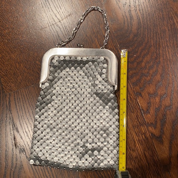 Whiting & Davis Handbags - Whiting &Davis chainmail chain mail purse like new but vintage silver handbag